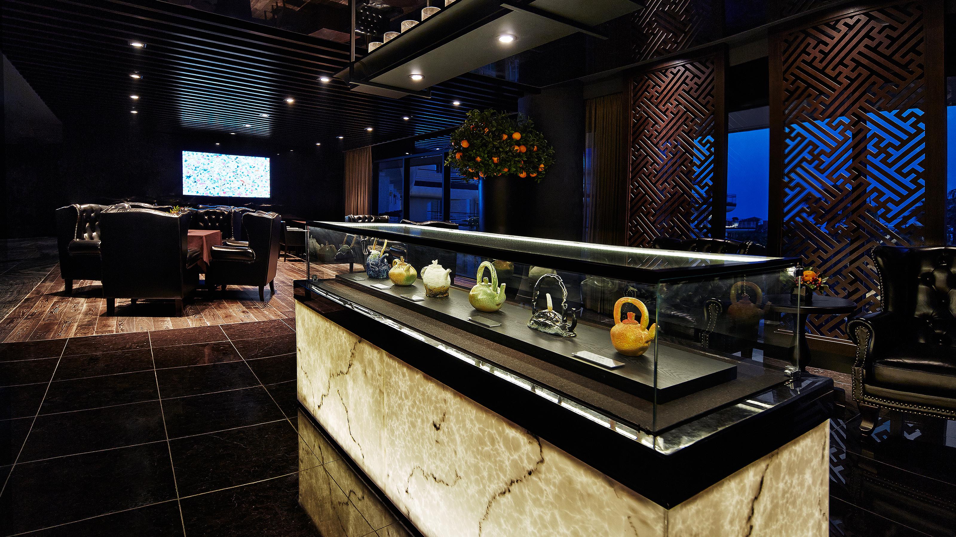 Kensington Jeju Hotel Bagian luar foto The interior of the restaurant